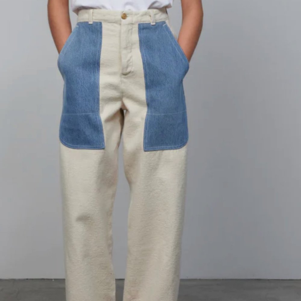 B SIDES REWORKED FLANNEL CHINO - NEW, NEVER WORN